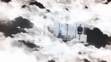 浪漫大气云层中飞翔AE模板视频的预览图